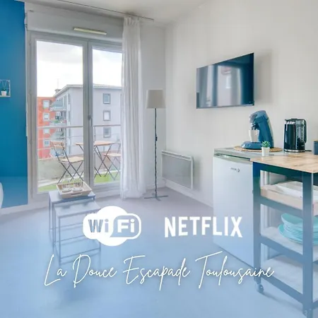 Apartman La Douce Escapade Toulousaine - Roseraie Metro Toulouse